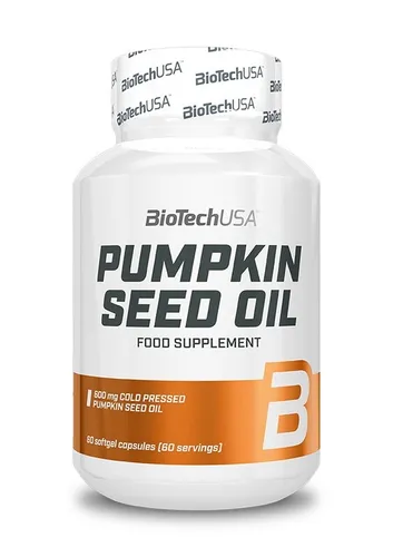 BioTech USA Pumkin Seed Oil, 60 Kapseln