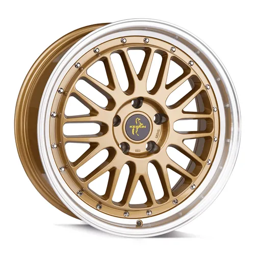Keskin Tuning KT22 Felgen 8,0jx18 Gold Lip Polish in gold von Keskin