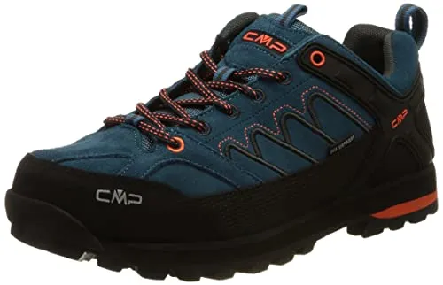 CMP Moon Low Trekking Shoes WP deep lake-antracite (44ML) 46 - Wanderschuhe mit wasserdichter Membran und Vibram-Sohle für optimalen Grip. Ideal für Wanderungen, Freizeit und Trekkingtouren, bieten sie Komfort und Schutz bei jedem Wetter.