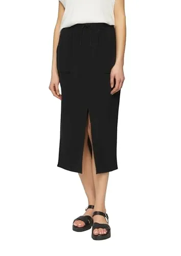 s.Oliver Bleistiftrock aus Scuba mit Schlitz und aufgesetzten Taschen