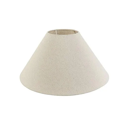 QAZQA Lampenschirm 50 I 17.5 I 25 beige , Zylinder in beige von QAZQA