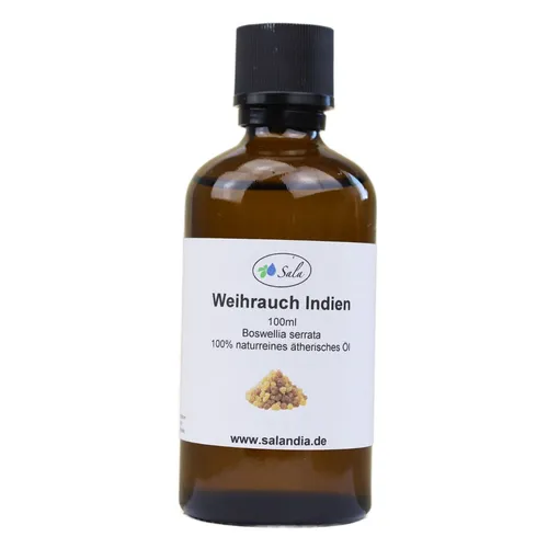 Sala Weihrauchöl Indien 100% naturreines ätherisches Öl 100 ml Glasflasche