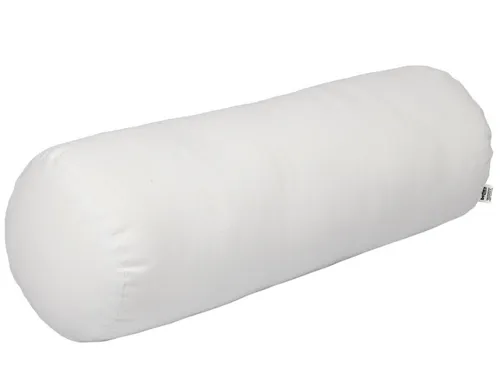 beties XL Nackenrolle PublikFree, 25x70cm - Ökologisches Kissen mit weichen PES-Faserbällchen, ideal für Allergiker. Waschbar und formbeständig für hygienisches Kuschelerlebnis. 100% Baumwolle sorgt für gute Feuchtigkeitsregulation.