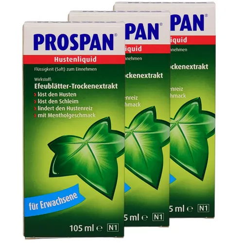 Prospan Hustenliquid 3 x 105 ml - Für Erwachsene