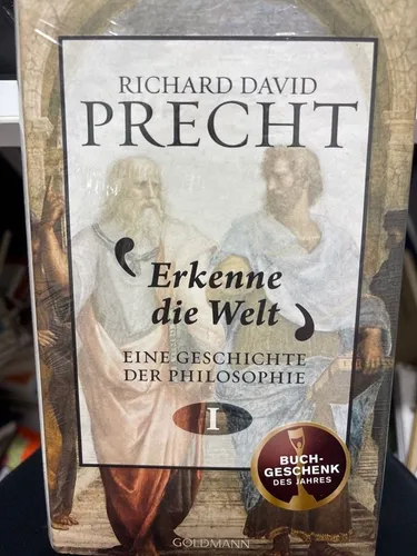 Erkenne die Welt: Geschichte der Philosophie 1 - Philosophie-Buch, das tiefgehende Einblicke in die Entwicklung philosophischer Gedanken bietet und zum kritischen Denken anregt.