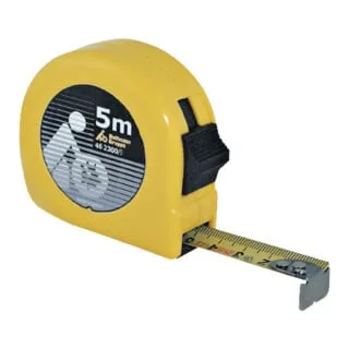 Tajima Rollbandmaß 5 m - extra stabil und robust - Hochwertiges Maßband mit hoher Knickstabilität und abriebfestem Gehäuse. Ideal für präzise Messungen und langlebigen Einsatz in handwerklichen Projekten.