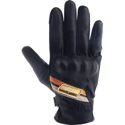 Helstons Cars Air Motorrad Handschuhe 2XL, schwarz-gold - Motorradhandschuhe aus geschmeidigem Ziegenleder für hohen Tragekomfort und maximale Bewegungsfreiheit. Ideal für stilbewusste Biker.