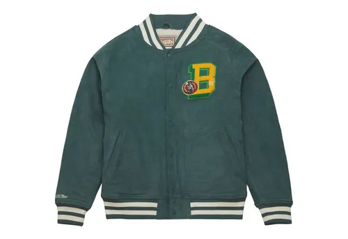 M&N Varsity Kord Sherpa College Jacke - Boston Celtics - S - Stylische College Jacke für Herren, ideal für Freizeit und Sport. Gefüttert und aus hochwertiger Baumwolle, bietet sie optimalen Tragekomfort in Celtic Green.
