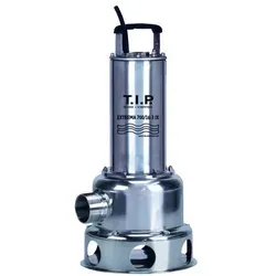 T.I.P. Profi Schmutzwasser Tauchpumpe 400V - Edelstahl, 42.000 l/h, 16 m Förderhöhe - Wasserpumpen, leistungsstarke 400 V Schmutzwasserpumpe mit 42.000 l/h und max. 95°C Temperaturbeständigkeit für professionelle Anwendungen.