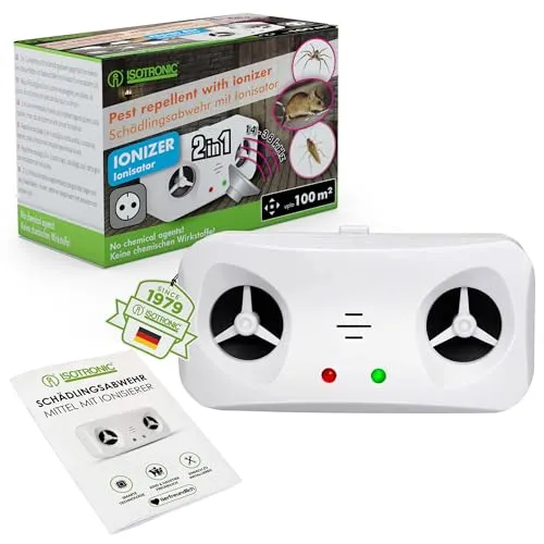 ISOTRONIC Schädlingsabwehr mit Ionisator – Effektiver Schutz vor Mäusen und Insekten