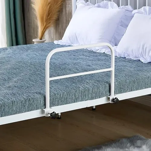 nonotse Bettgitter für Ältere Erwachsene,Sicherheits Bettgriff Bett Haltegriffe Aufstehhilfe für Senioren,Stabile Metall Bewachen Assist Griff SicherheitsgeländerHandicap Rausfallschutz,46cm*30cm