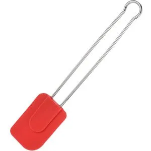 Westmark Teigschaber Silicone, hitzebeständig, Silikon mit Edelstahlgriff, 28,5cm