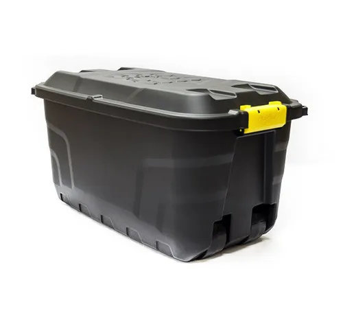 Kreher® Transportbox mit Rollen - wetterfeste Aufbewahrungsbox für Garten, Keller & Werkstatt - Robuste Transportbox auf Rollen, ideal zur Aufbewahrung von Kissen, Werkzeugen und mehr. In verschiedenen Größen erhältlich, stapelbar und leicht zu reinigen – für Ordnung und Mobilität überall im Einsatz.