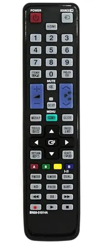 Ersatz Fernbedienung für Samsung TV UE19C4000PW/XXN | UE19C4000PW/XXU | UE19C4000PW/XZG | UE19C4000PWXXN | UE19C4000PWXXU | UE19C4000PWXZG |