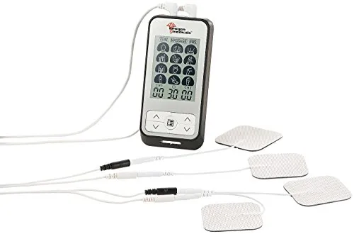 newgen medicals TENS Gerät: 3in1 Elektro-Stimulator für TENS, EMS & Massage - Elektrostimulatoren mit 36 Programmen zur Schmerzlinderung, Muskelentspannung und wohltuenden Massagen. Ideal für ganzheitliche Körperanwendungen und individuelle Intensitätsanpassungen.