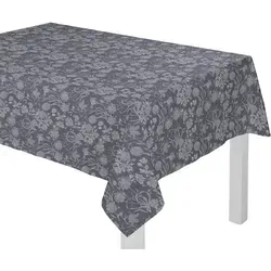 Adam Tischdecke Flower Cuvée Light, 100% Bio-Baumwolle, eckig, 145 cm x 220 cm