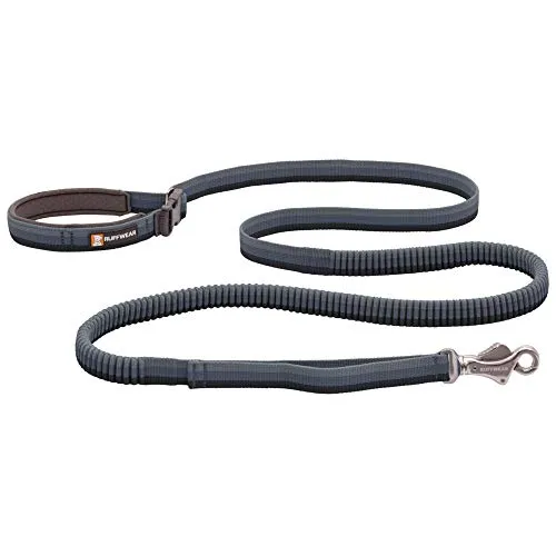 Ruffwear Roamer Bungee-Hundeleine – Ideal zum Laufen, Radfahren und Wandern - Freihandleine für Hunde mit gepolstertem Griff für Komfort und starken Talon-Clip für sicheren Halt. Flexibles Design mit Stretch-Gurtband für Ruckdämpfung und zusätzliche Schlaufe für Zubehör.