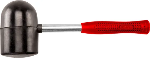 Top Tools Gummihammer 1250 g, 90 mm, Metallschaft