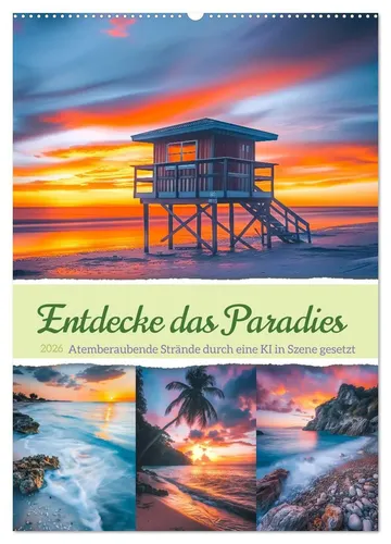 Steffen Gierok-Latniak | Entdecke das Paradies - Atemberaubende Strände - Kalender 2025 mit 14 Seiten, präsentiert eindrucksvolle Strandszenen und lädt zum Träumen ein. Perfekt für Naturliebhaber und zur Verschönerung jedes Raumes.