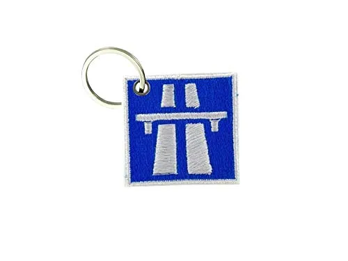 Akachafactory Schlüsselanhänger Fahne Flagge flaggen anhänger Motorrad Autobahn