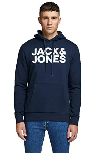 JACK & JONES Herren Hoodie JJ Ecorp Logo Sweat Hood von Jack & Jones
