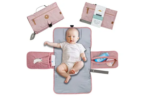 Mama Poppins Germany Wickeltasche Wickelunterlage für Unterwegs mit vielen Fächern