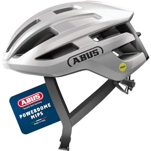 ABUS Rennradhelm PowerDome MIPS - Leichter Helm mit optimaler Belüftung - Fahrradhelme für Damen und Herren mit MIPS Aufprallschutz und individueller Passform dank Zoom Ace Justier-System. Ideal für Rennrad und Gravel Bike.