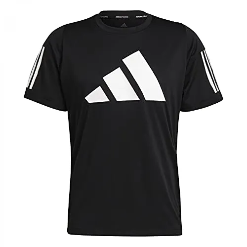 adidas Herren Fl 3 Bar Tee T Shirt, Schwarz, M EU