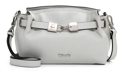 Tamaris Umhängetasche TAS Fina, lightgrey 810 - Stilvoll und praktisch - Umhängetasche aus synthetischem Material mit elegantem Schloss-Design, ideal für den Alltag. Mit verstellbarem Schulterriemen und sicherem Reißverschluss.