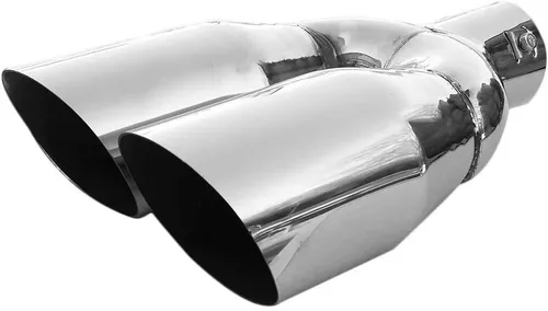 Auspuffblende Endrohr Edelstahl Doppel Für VW Polo Eos Passat Bora Golf 4 5 6