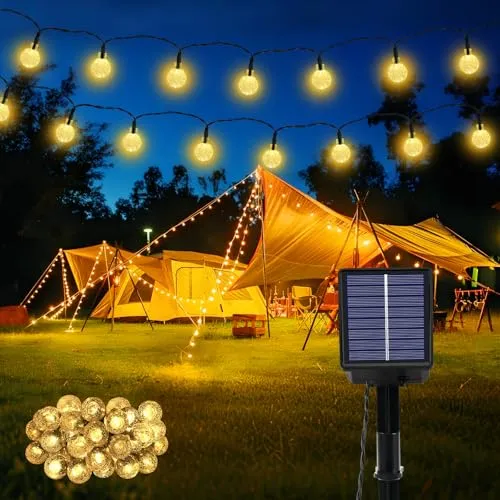 Lichterkette außen Solar 30 LED 1,8 cm warmweiß
