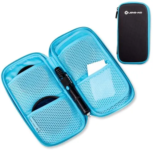 Lens-Aid Kameratasche Filtertasche 3 oder 9 Fächer für Filter bis 82mm 9 Fächer