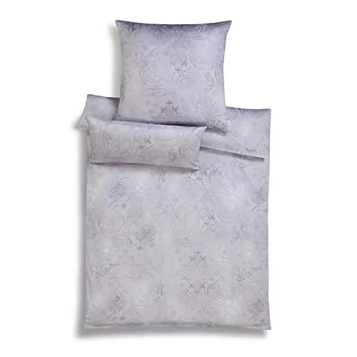 Estella Bettwäsche Gregorio 135x200 Silber in silber von ESTELLA