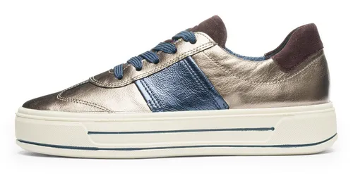 ARA Sneaker Glattleder Damen, Gr. 39, Beige (Cashmere) - Eleganter Sneaker aus hochwertigem Glattleder mit super bequemer High Soft Textildecksohle für ermüdungsfreies Gehen. Ideal für lässige Outfits.