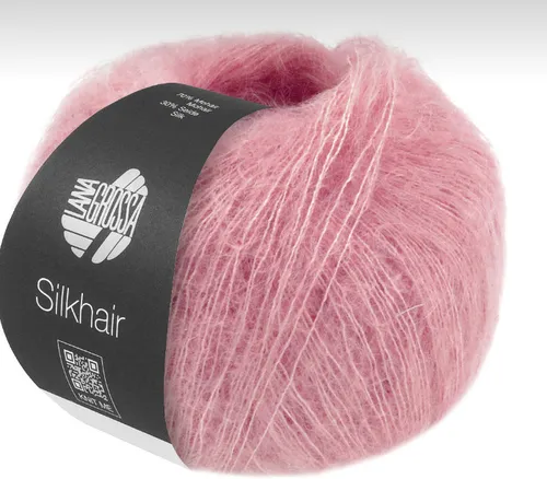  Silkhair Lana Grossa 25g Fb. 214 nelkenrosa Kid Mohair Seide PORTOFREI kg/356€