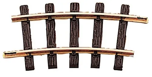 LGB Gleise-Set 11020 - Gebogenes Gleis 15 645 mm, ideal für Modellbahnen ab 15 Jahren