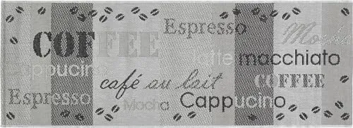 andiamo Outdoor Läufer Arizona - Teppichläufer Outdoor Teppich Flur Läufer Küchenteppich pflegeleicht 50 x 150 cm Grau