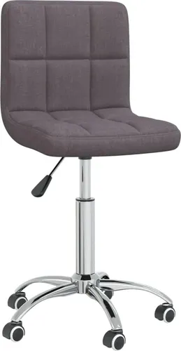 vidaXL Drehbarer Bürostuhl Taupe Stoff in beige von vidaXL