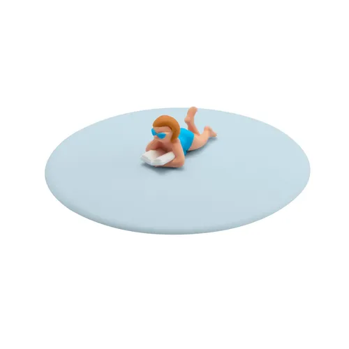 LURCH Mein Deckel Beach Girls Berta Buch Ø10,5cm Silikon