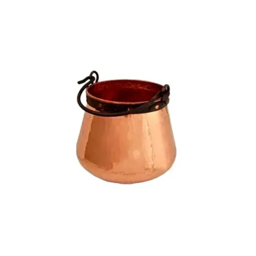 ich-zapfe.de Kupferkessel 5L mit Eisengriff