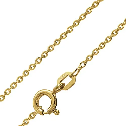 trendor Ankerkette für Herren Gold auf Silber 925 - Hochwertige 60 cm lange Herrenkette aus vergoldetem Sterling-Silber, ideal für jedes Outfit. Perfekte Geschenkidee in edler Schmuckbox!