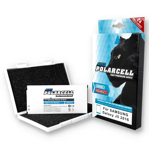 PolarCell Akku für Samsung SM-J510M/DS SM-J510G/DS SM-J510Y SM-J5108 Batterie