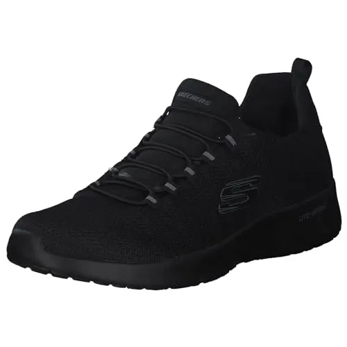 Skechers Herren Dynamight Sports Shoes, Schwarz/Weiß, Größe 41 EU - Herren-Sneaker mit atmungsaktivem Obermaterial und bequemer Dämpfung für optimalen Tragekomfort den ganzen Tag.