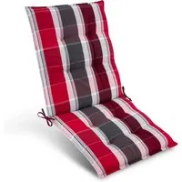 Beautissu Polsterauflage Sun-NL 105x50x8cm - Hochwertige Niedriglehner Auflage für Gartenmöbel, mit 1 cm vernähtem Stehsaum für extra Haltbarkeit und optimalem Sitzkomfort. Ideal für Garten, Terrasse und Balkon.