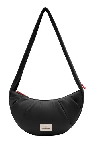 LES VISIONNAIRES Unio Vancouver Umhängetasche 47 cm schwarz - Stylische Umhängetasche von LES VISIONNAIRES mit 47 cm, ideal für den täglichen Gebrauch. Robustes Material und geräumiges Design bieten ausreichend Platz für Ihre Essentials.