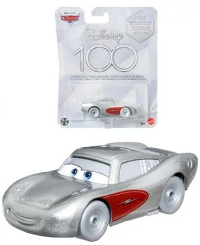 CRUISIN' LIGHTNING McQUEEN - Silver Disney 100 Celebration Cars Die-cast 1:55