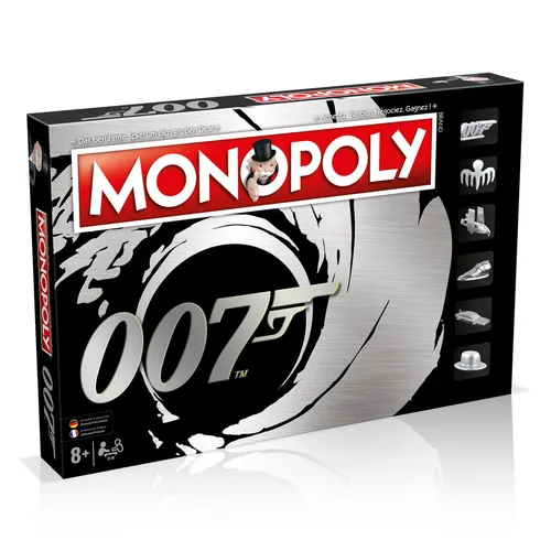Monopoly James Bond 007 - Deutsch Französisch Edition, spannendes Brettspiel für Agenten und Familienabende