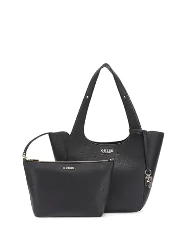 Guess Calista 2 in 1 Tote Schultertasche in schwarz von GUESS