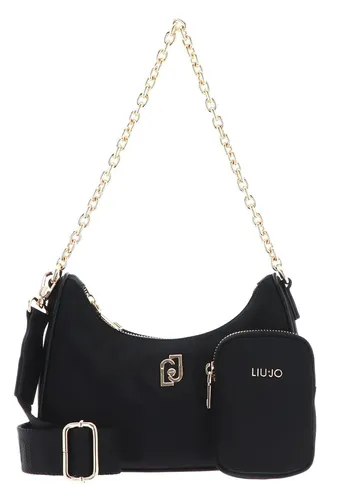 Liu Jo Achala Schultertasche schwarz AA5180-T4559-22222 - Elegante Schultertasche aus strapazierfähigem Polyester, ideal für jeden Anlass und ein echter Hingucker.