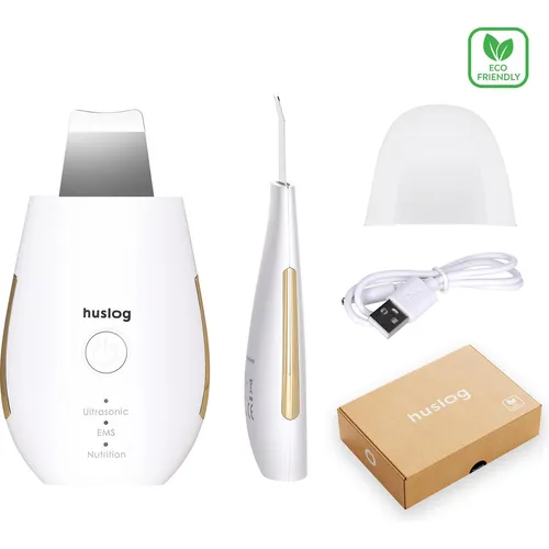 Hautreiniger BE-100224 - Porenreiniger für strahlende Haut - Gesichtspflegegerät in elegantem Weiß, ideal für eine gründliche Reinigung und Verbesserung der Hautstruktur.